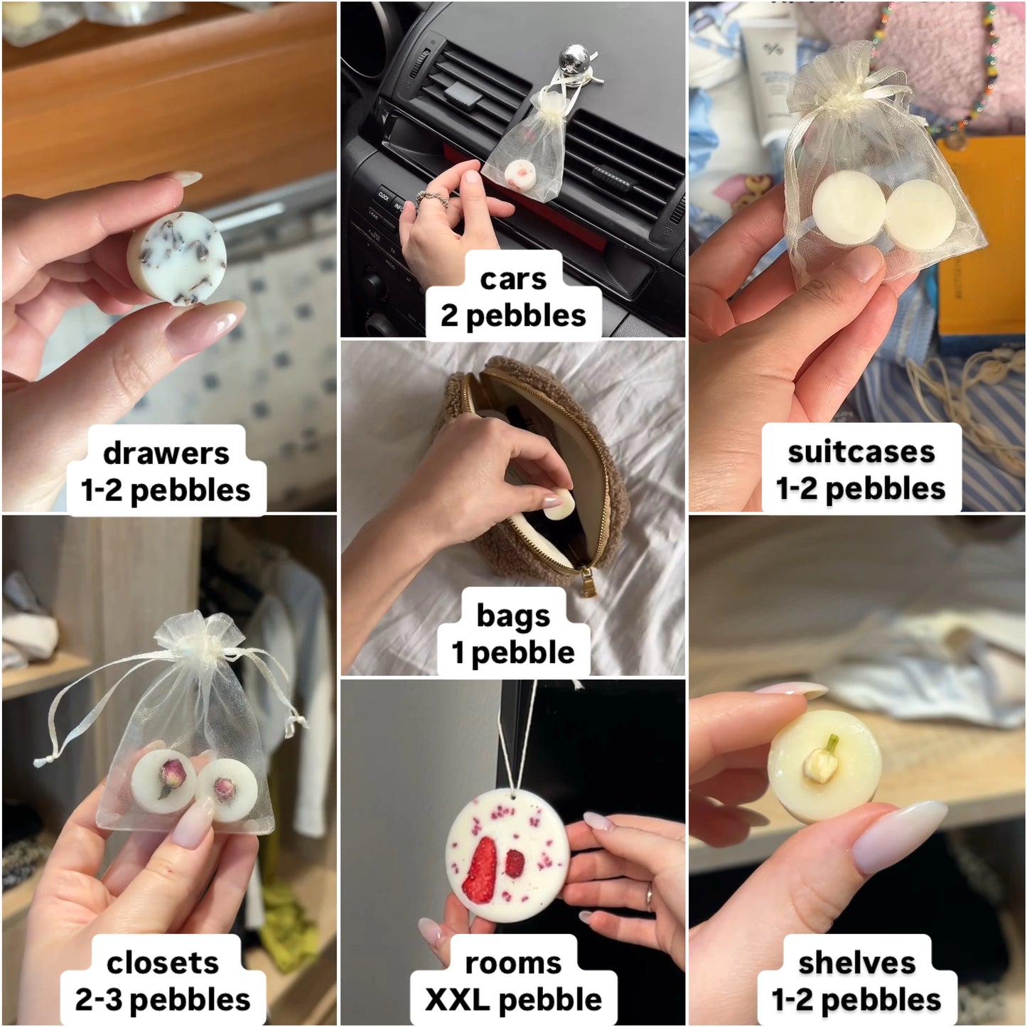 make any space smell good with aroma pebbles