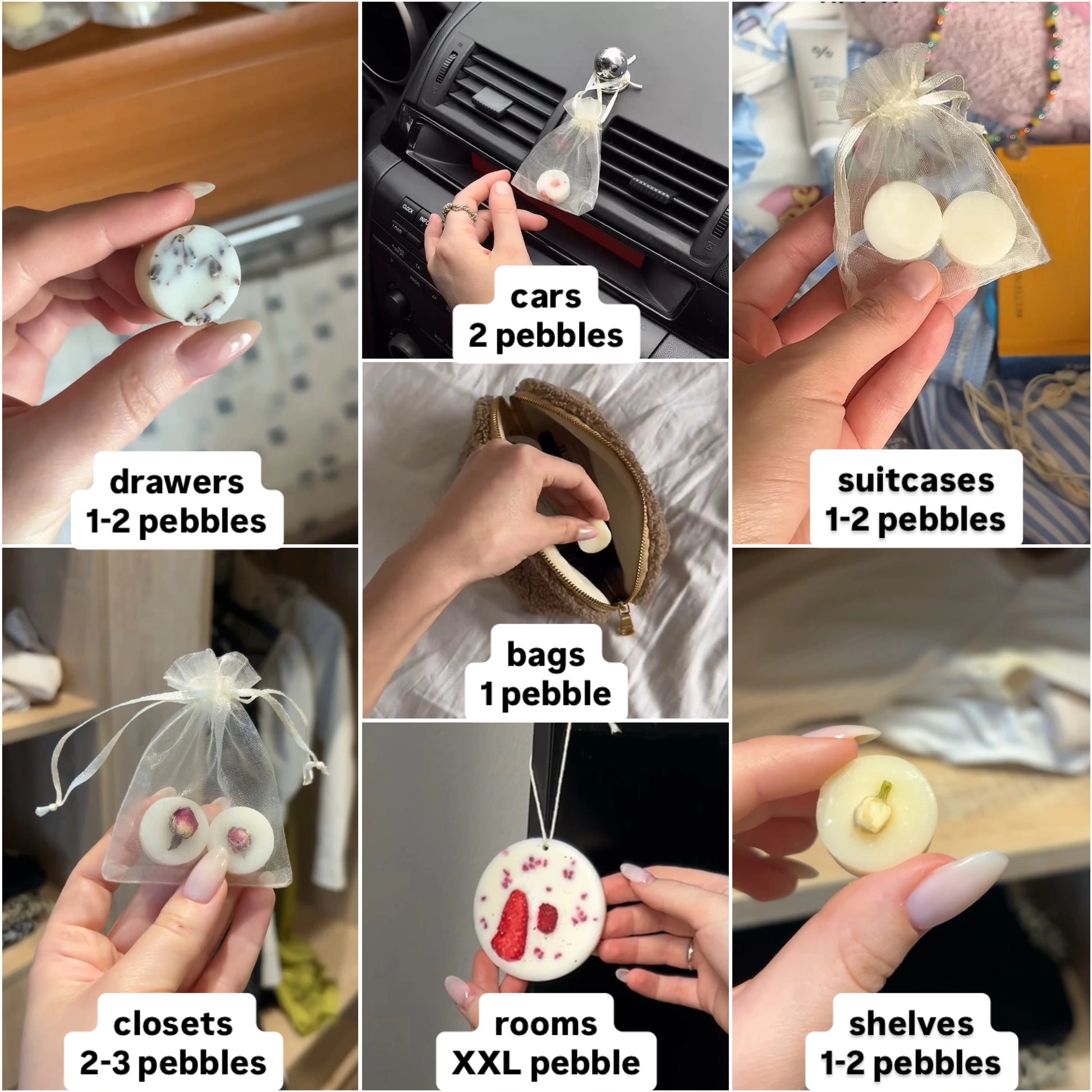 make any space smell good with aroma pebbles